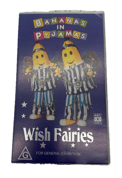 Bananas In Pyjamas Wish Fairies VHS Tape In Good Condition 9441