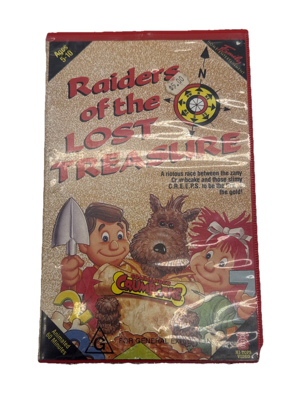 Raiders Of The Lost Treasure VHS Tape In Good Condition 9442