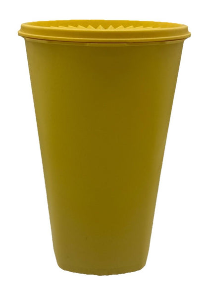 Vintage Tupperware Yellow Containers Starburst Press 27 cm by 17 cm 9445