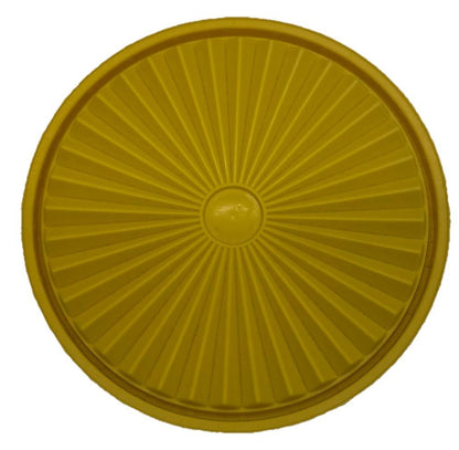 Vintage Tupperware Yellow Containers Starburst Press 27 cm by 17 cm 9445