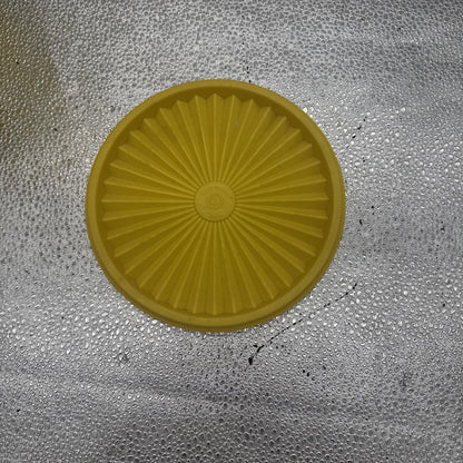 Vintage Tupperware Yellow Containers Starburst Press 27 cm by 17 cm 9445
