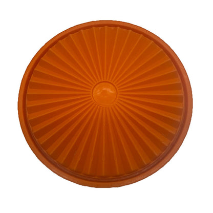 Vintage Tupperware Orange Containers Starburst Press 27 cm by 17 cm 9448
