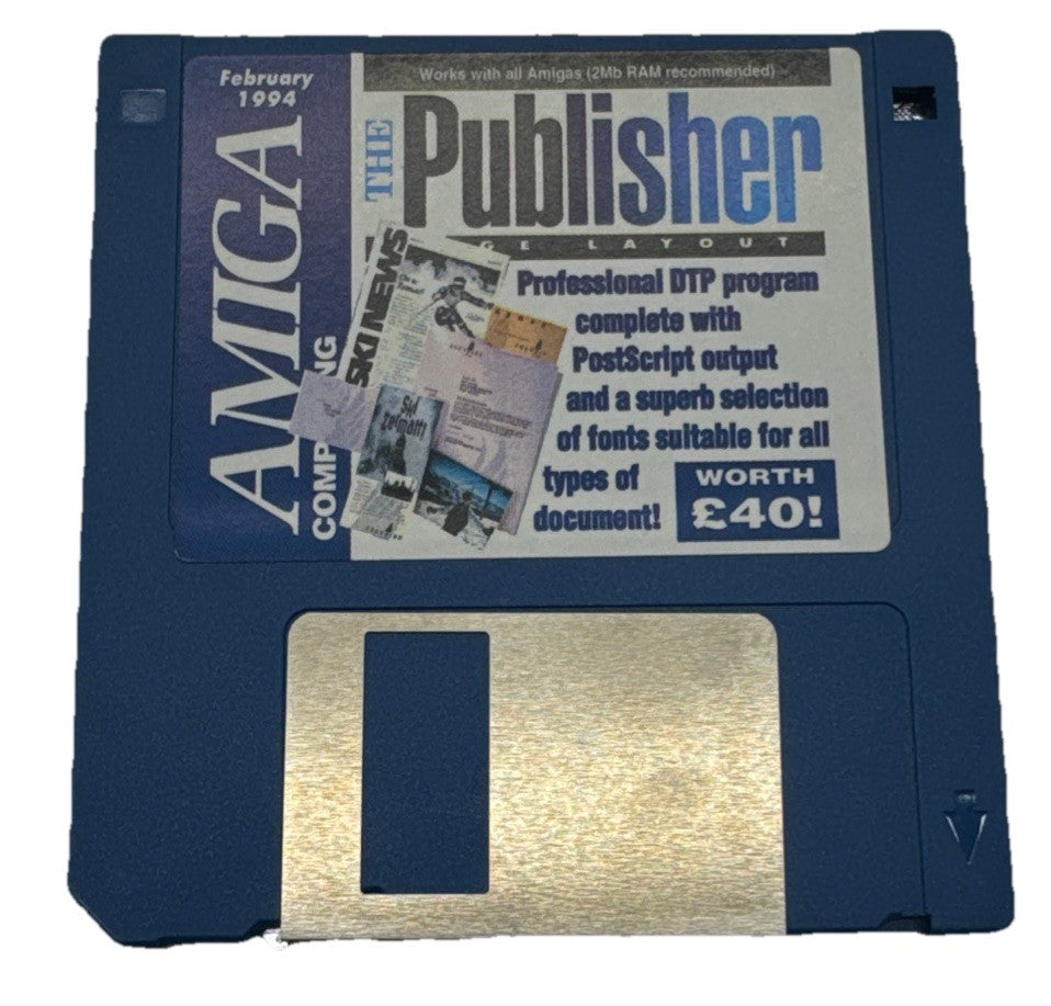 Amiga The Publisher Floppy Disk In Good Condition 9971