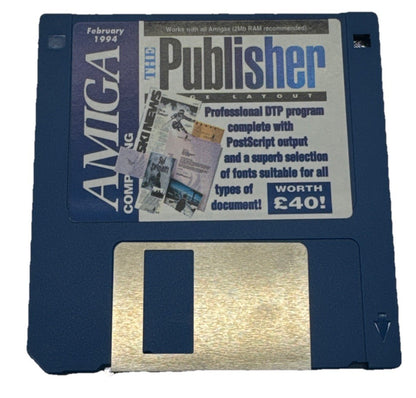 Amiga The Publisher Floppy Disk In Good Condition 9971