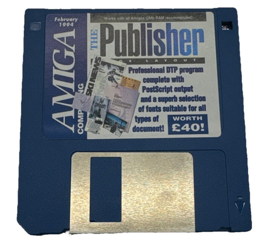 Amiga The Publisher Floppy Disk In Good Condition 9971