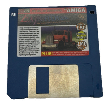 Amiga Expert Draw Floppy Disk In Good Condition 9972