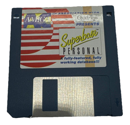 Amiga Superbase Personal Floppy Disk In Good Condition 9974