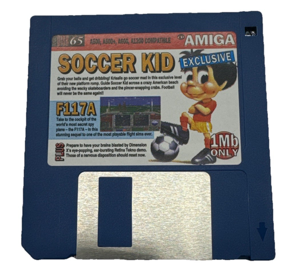 Amiga Soccer Kid / F117A Floppy Disk In Good Condition 9929