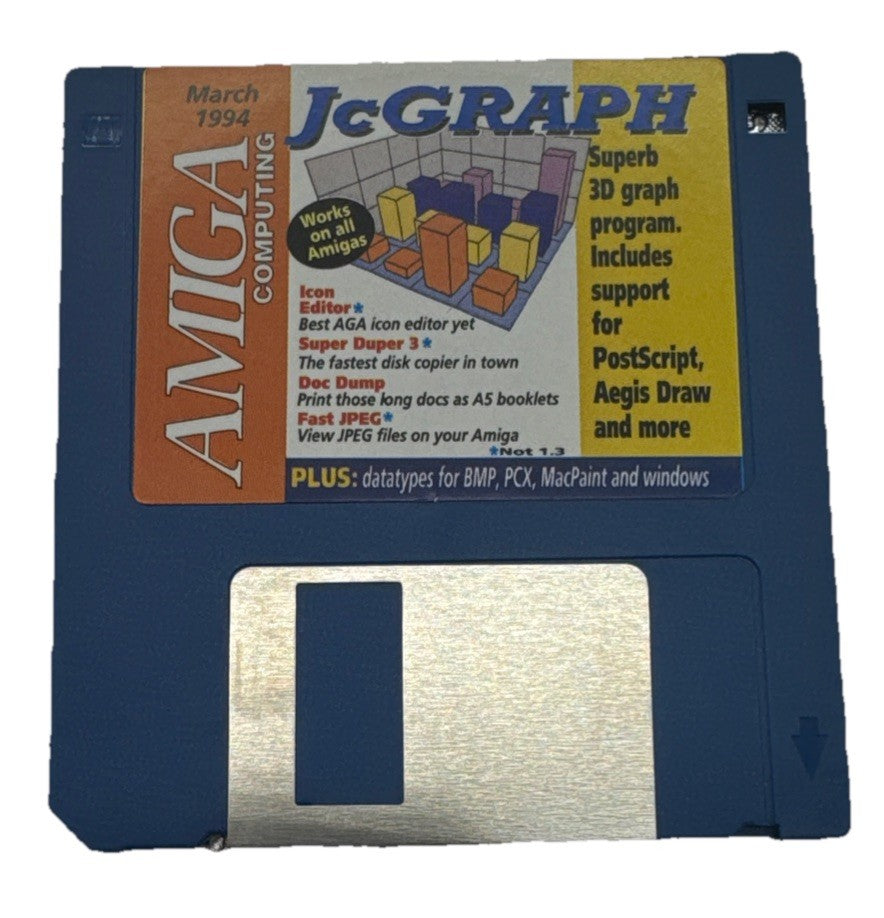 Amiga Jc Graph Floppy Disk In Good Condition 9955