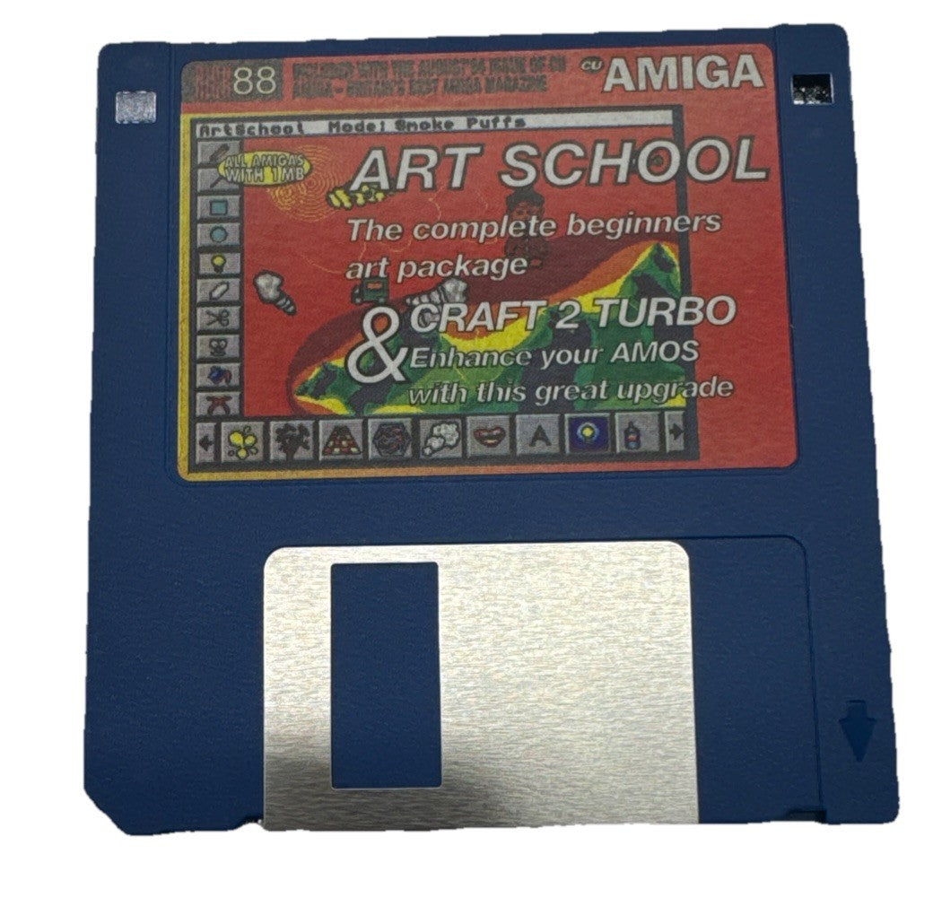 Amiga Art School & Craft 2 Turbo Floppy Disk In Good Condition 9946
