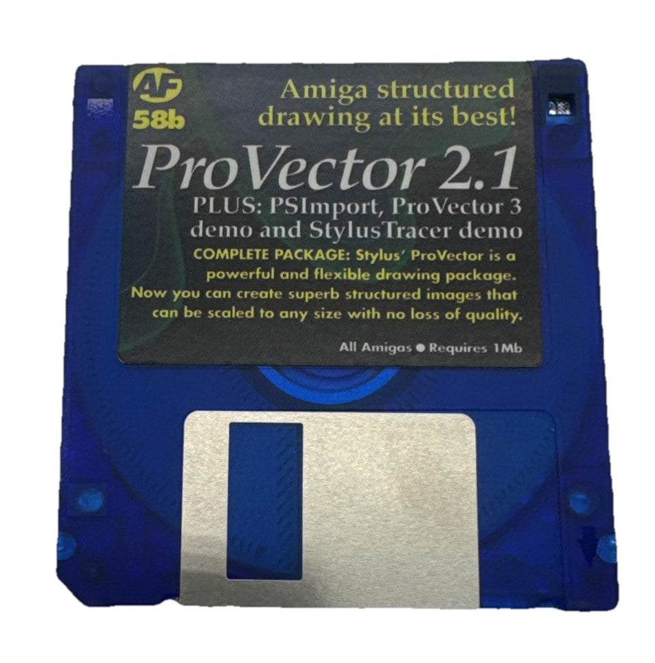 Amiga Pro Vector 2.1 Floppy Disk In Good Condition 9950