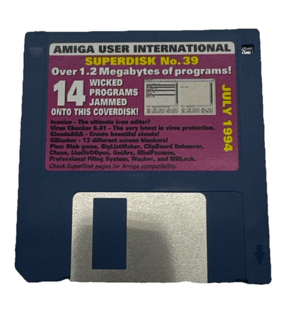 Amiga User International Super Disk No. 39 Floppy Disk In Good Condition 9938