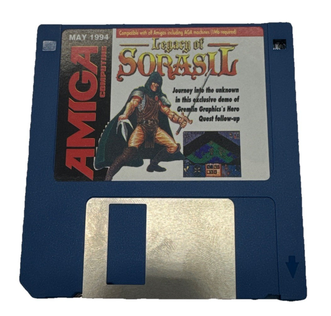 Amiga Legacy Of Sorasil Floppy Disk In Good Condition 9969