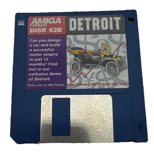 Amiga Detroit Floppy Disk In Good Condition 9945