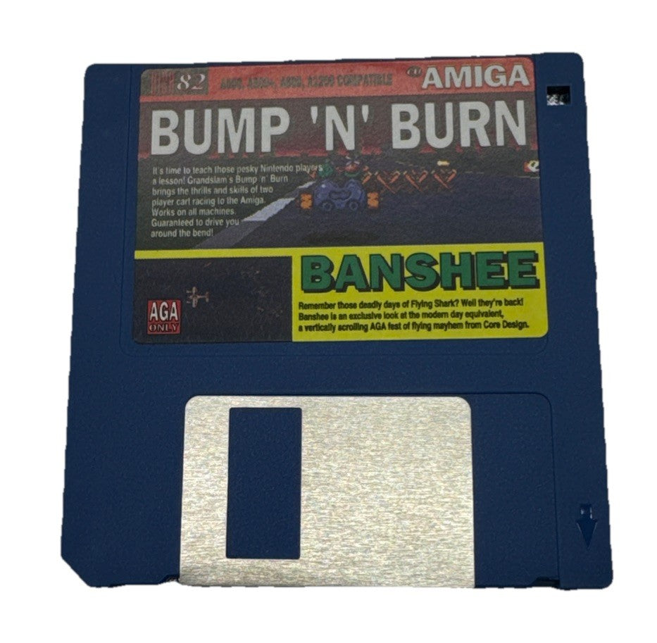 Amiga Bump 'N' Burn Floppy Disk In Good Condition 9949