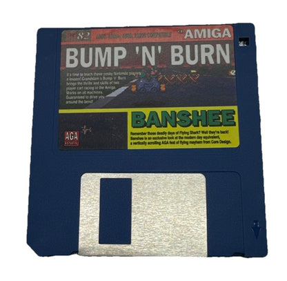 Amiga Bump 'N' Burn Floppy Disk In Good Condition 9949