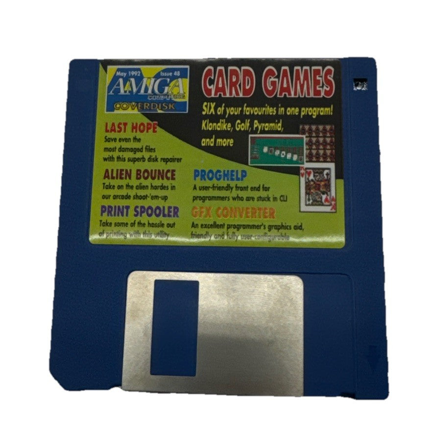 Amiga Card Games Floppy Disk In Good Condition 9968