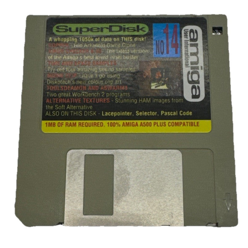 Amiga Super Disk 14 Floppy Disk In Good Condition 9957