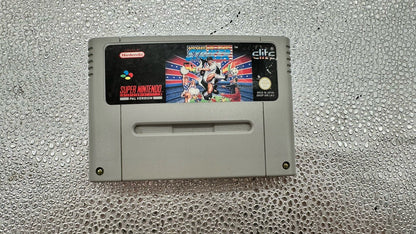 World Cup Striker Super Nintendo SNES AUS PAL Game Cart In Good Condition 10167