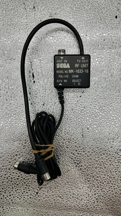 Genuine Official Sega AV Lead RF Cable - Mk-80306 In Good Condition