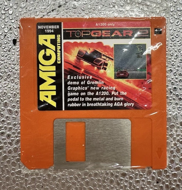 Amiga Top Gear 2 Floppy Disk New Sealed 10141