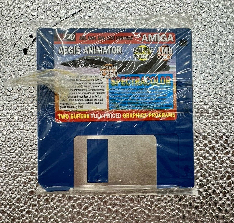 Amiga Disk 70 Aegis Animator Floppy Disk New Sealed 9953