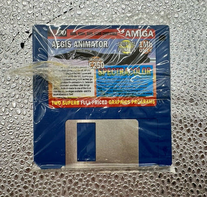 Amiga Disk 70 Aegis Animator Floppy Disk New Sealed 9953