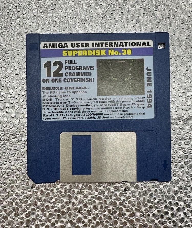Amiga Super Disk 38 Floppy Disk In Good Condition 9940