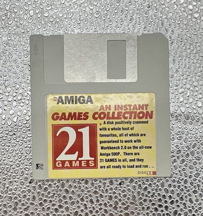 Amiga Disk 22 An Instant Games Collection 21 Games Floppy Disk In Good Cond 9963