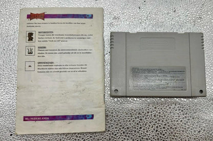 Blackhawk Super Nintendo SNES AUS PAL Game Cart & Manual (missing Cover) 10168