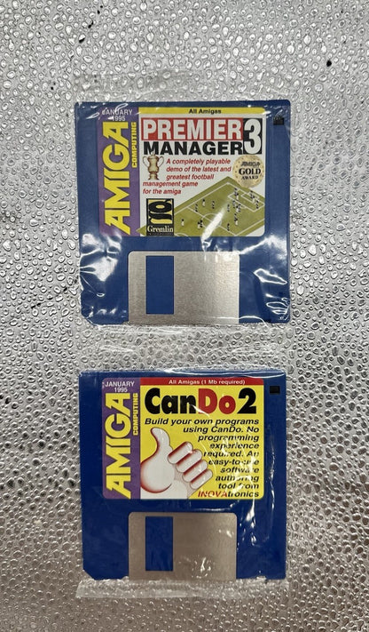 Amiga Premier 3 Manger / Can Do 2 Floppy Disk New Sealed 9956