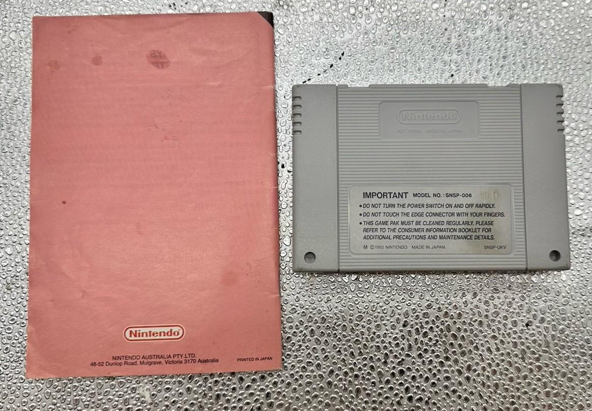 Kirby's Dream Course Super Nintendo SNES AUS PAL Game Cart & Manual 10193