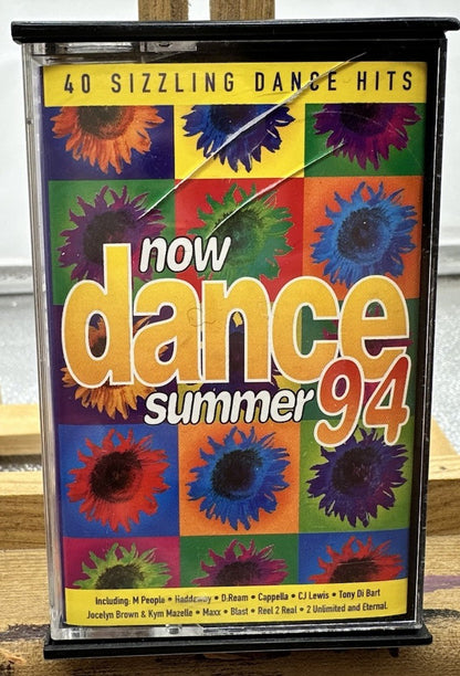 Now Dance Summer 94 Cassette Tape In OK Condition Cracked Case 9640
