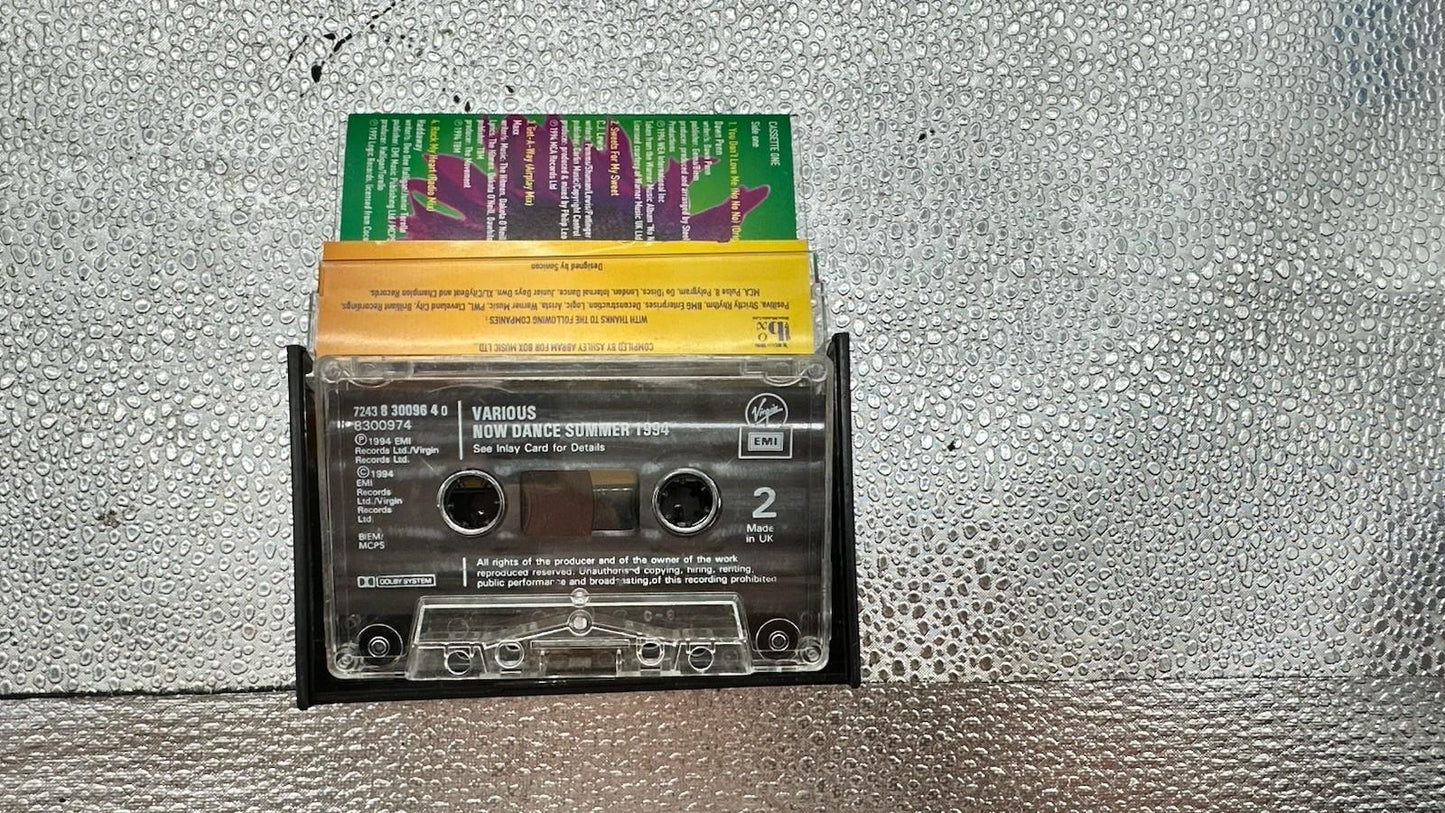 Now Dance Summer 94 Cassette Tape In OK Condition Cracked Case 9640