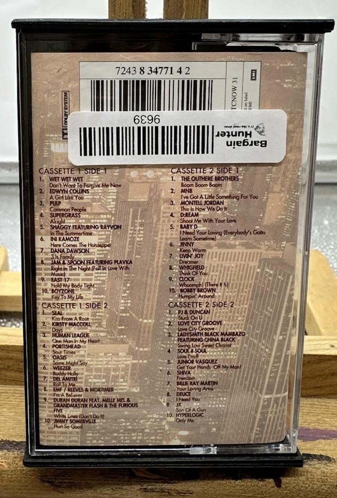 Now 31 / 40 Top Chart Hits Cassette Tape In Good Condition 9639