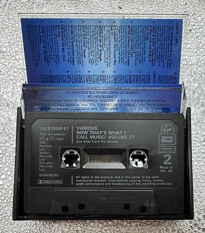 Now 27 / 38 Top Chart Hits Cassette Tape In Good Condition 9637