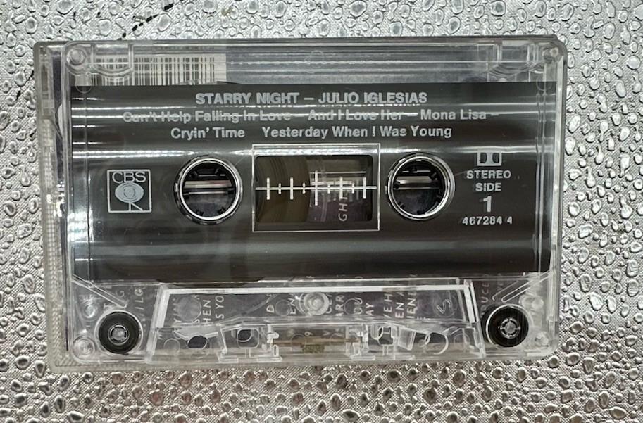 Starry Night - Julio Iglesias Cassette Tape In Good Condition 9645