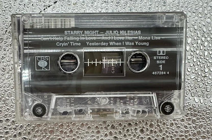 Starry Night - Julio Iglesias Cassette Tape In Good Condition 9645