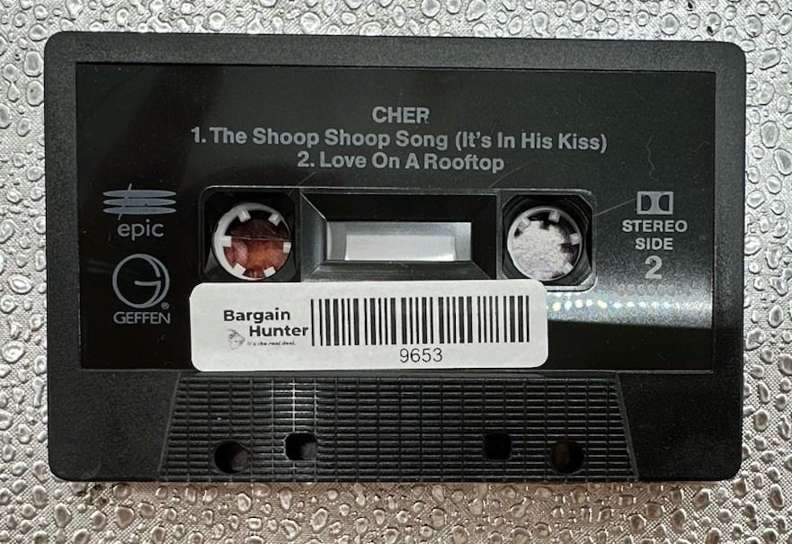 The Shoop Shoop Song - Cher Cassette Tape In Good Condition 9653