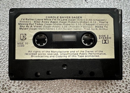 Carole Bayer Sager Cassette Tape In Good Condition 9687