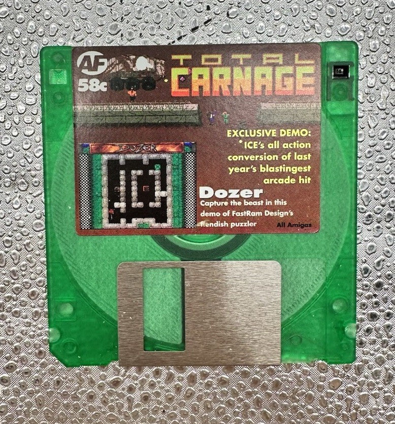 AF Total Carnage Floppy Disk In Good Condition 9962