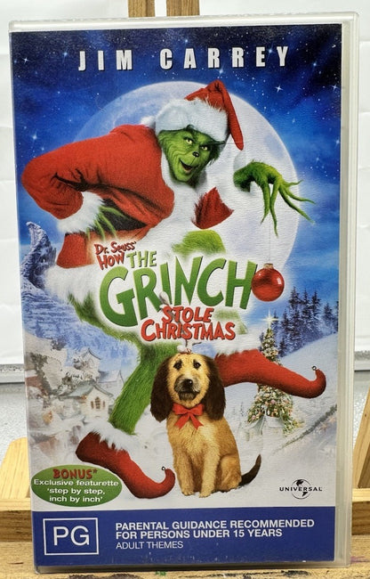 Dr. Seuss The Grinch Stole Christmas VHS Tape In Good Condition 9578