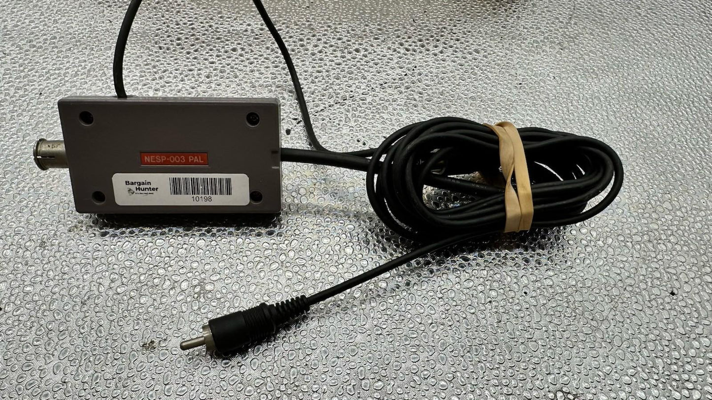Genuine Nintendo NESP-003 PAL RF Cable NES - SNES Console Super OK Cond 10198