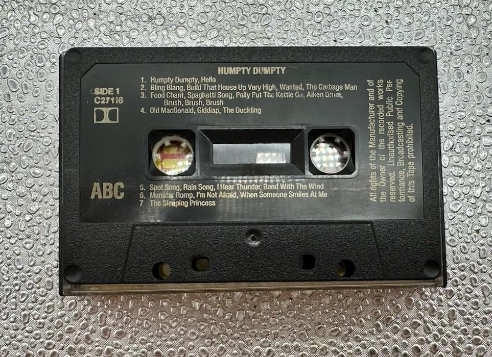 ABC Humpty Dumpty Cassette Tape In Good Condition 9641