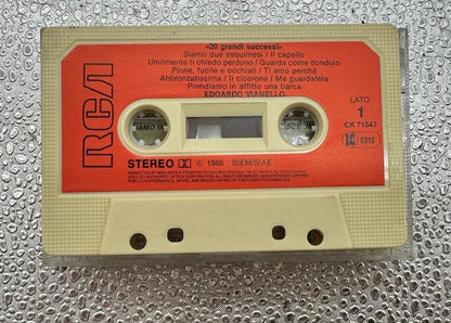 Edoardo Vianello - 20 Grandi Successi Cassette Tape In Good Condition 9692