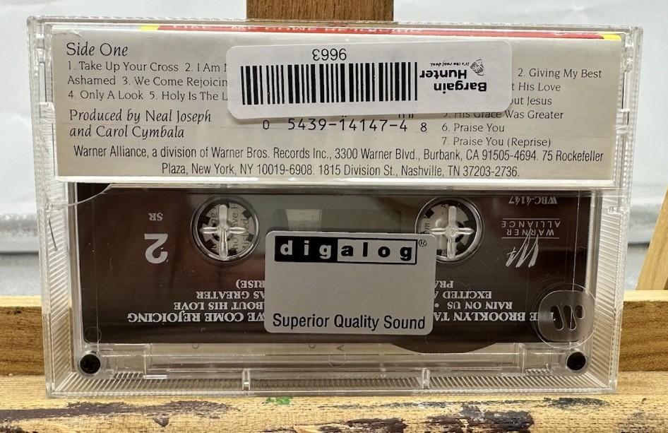 The Brooklyn Tabernacle Choir - Live We Come Rejoicing Tape In Good Cond 9663