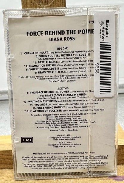 Diana Ross - Force Behind The Power Cassette Tape In Good Condition 9658