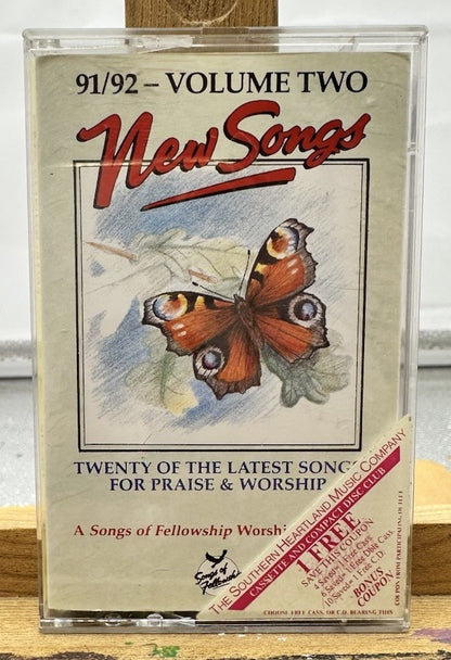 New Songs '91/92 Volume Two Cassette Tape In Good Condition 9667