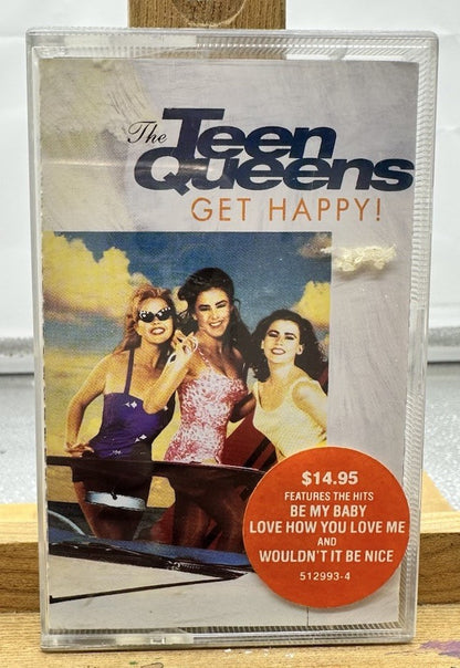 The Teen Queens - Get Happy ! Cassette Tape In Good Condition 9659