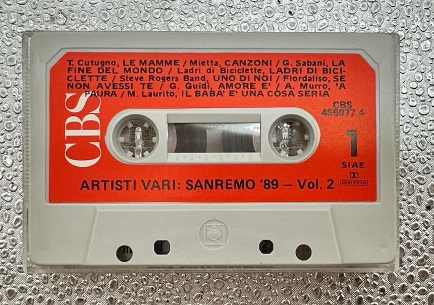 Sanremo 89 Cassette Tape In Good Condition 9644